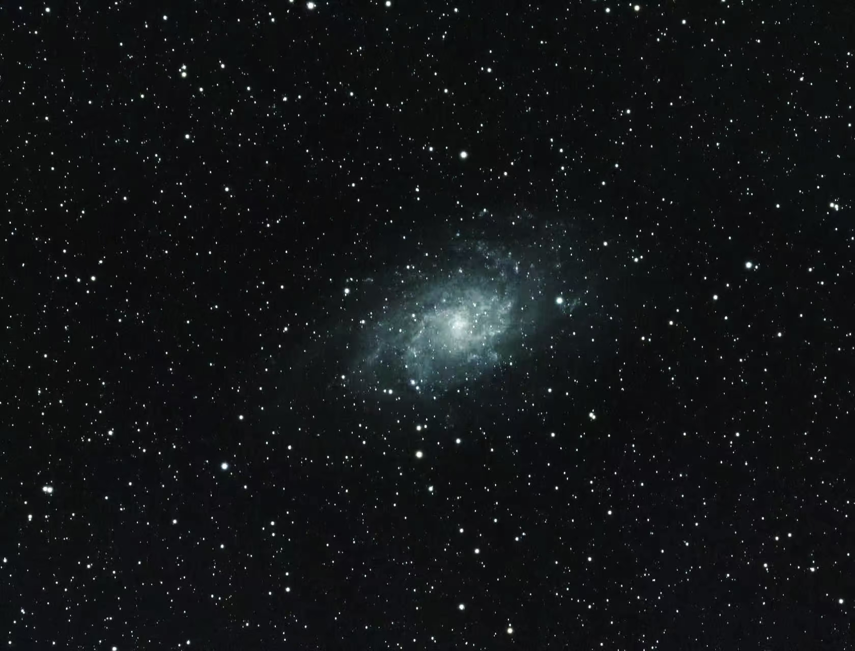 M33 三角座星系,成员实拍